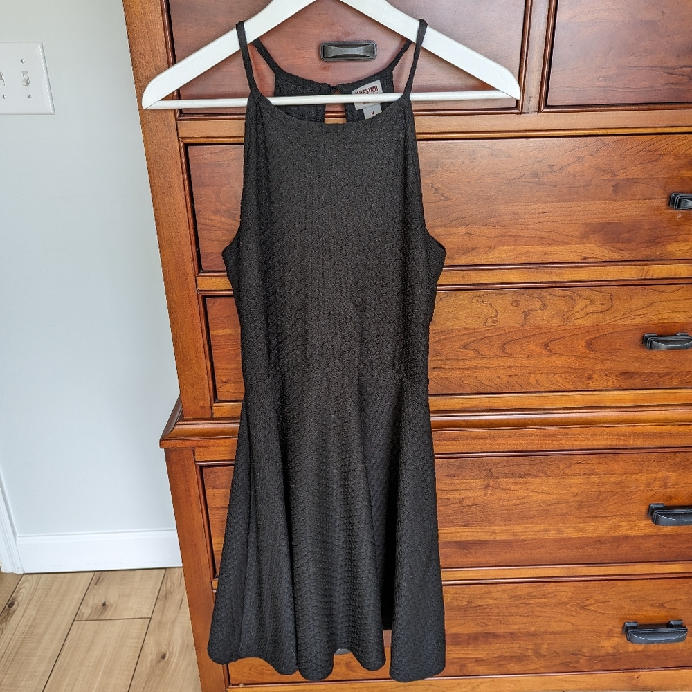 Mossimo Black Halter Dress